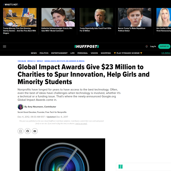 Google Gives $23 Million To Charities To Spur Innovation, Help Girls And Minority Students