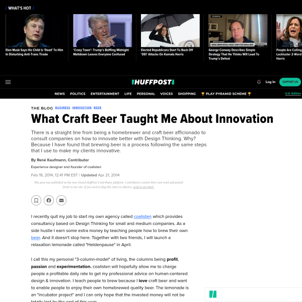 What Craft Beer Taught Me About Innovation