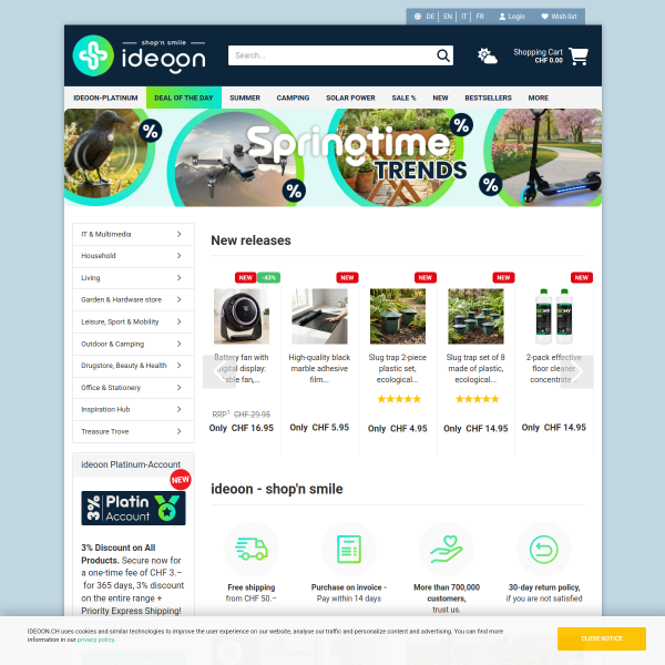 Ideoon CH Shop-Vorschau