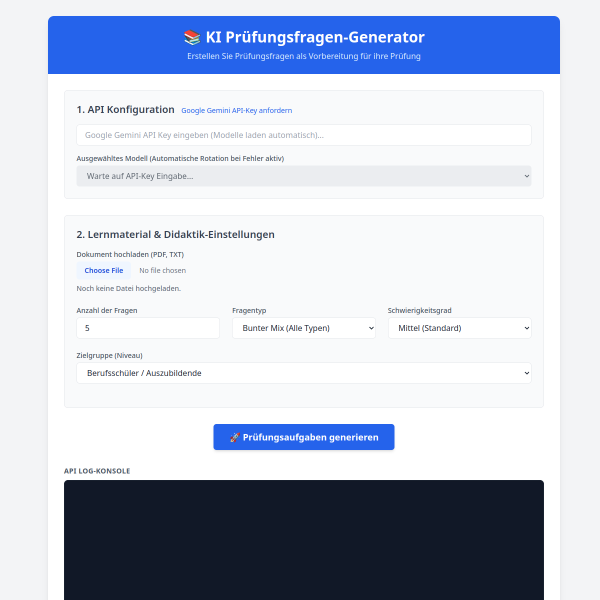 Prüfungsfragen Generator