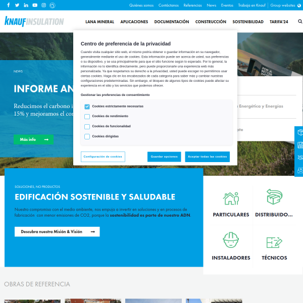 Vista mini Web: https://www.knaufinsulation.es