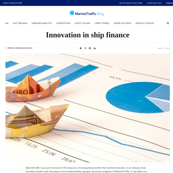 Innovation in ship finance