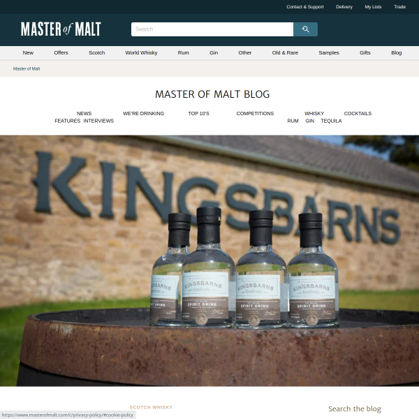 Kingsbarns Distillery: Inception, innovation and inclusivity - Master of Malt Whisky Blog
