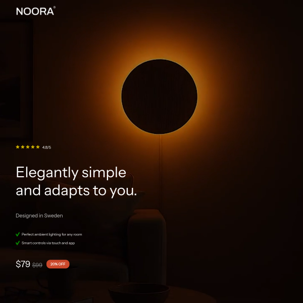 Noora.design homepage