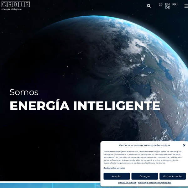 Vista mini Web: https://www.orbis.es/inicio