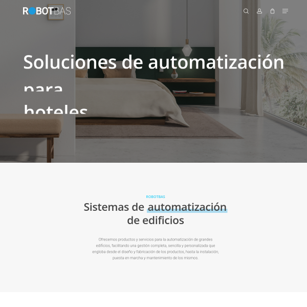 Vista mini Web: https://www.robotmallorca.com