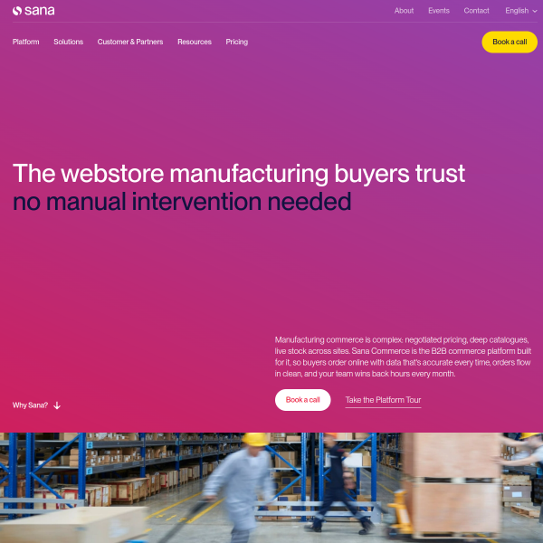 Sana Commerce Cloud screenshot 1
