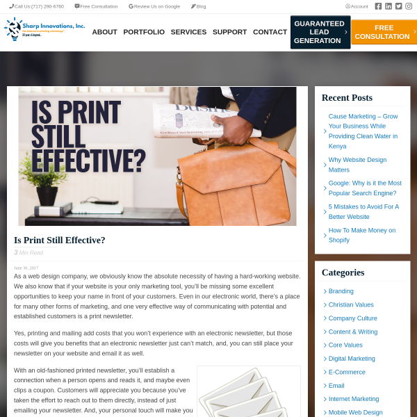 Is Print Still Effective? - Sharp Innovations Blog