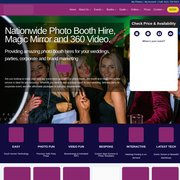 Read more about: Photo Booth hire