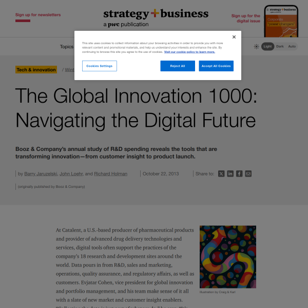 The Global Innovation 1000: Navigating the Digital Future