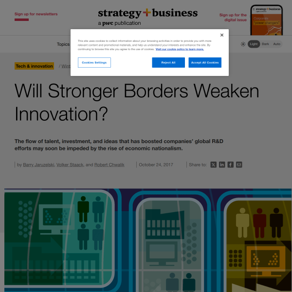 Will Stronger Borders Weaken Innovation?
