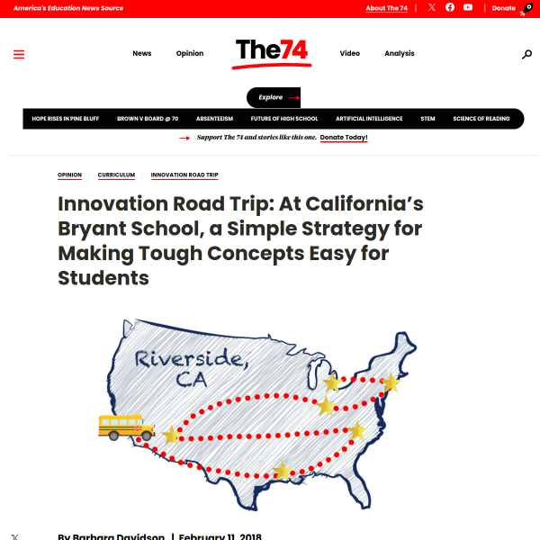 Innovation Road Trip: At California’s Bryant School, a Simple Strategy for Making Tough Concepts Easy for Students