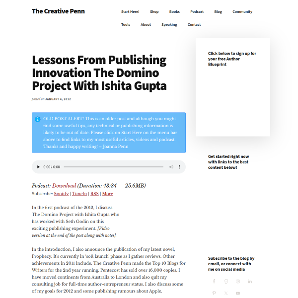 Lessons From Publishing Innovation The Domino Project With Ishita Gupta