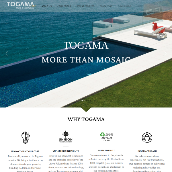 Vista mini Web: https://www.togama.com