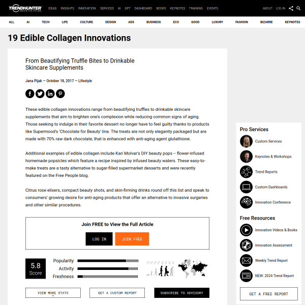 20 Edible Collagen Innovations