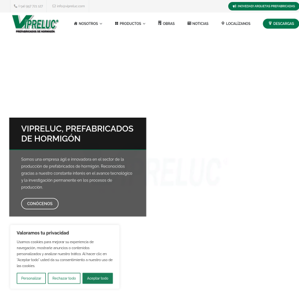 Vista mini Web: https://www.vipreluc.com