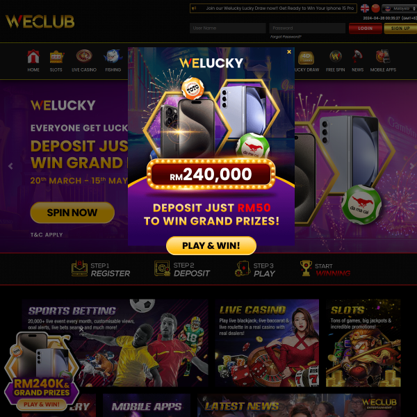 WeClub88 - No.1 Most Trusted Online Casino in Malaysia