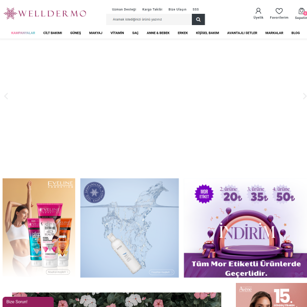 Welldermo Dermo kozmetik Ürün Satış Sitesi