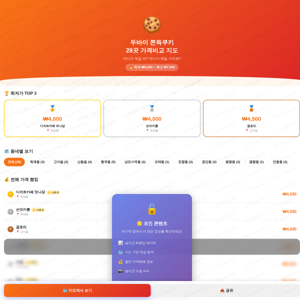 여기 서비스 화면