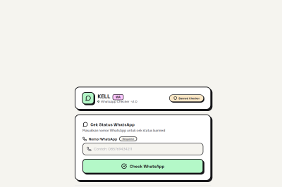 WhatsApp Cek