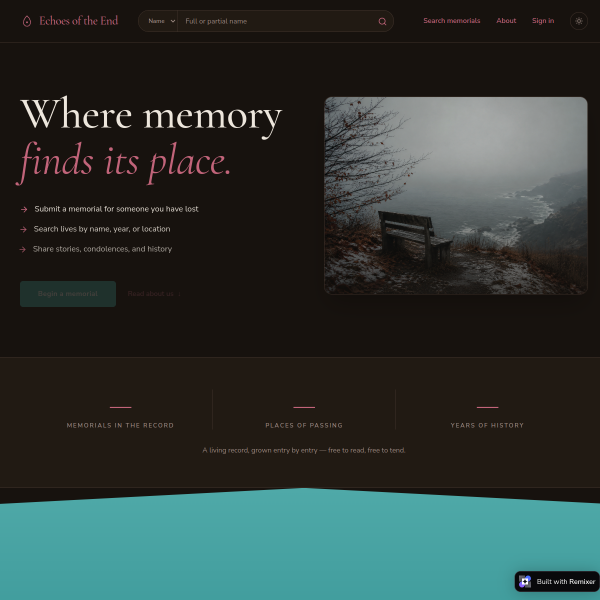 echoesoftheend.com