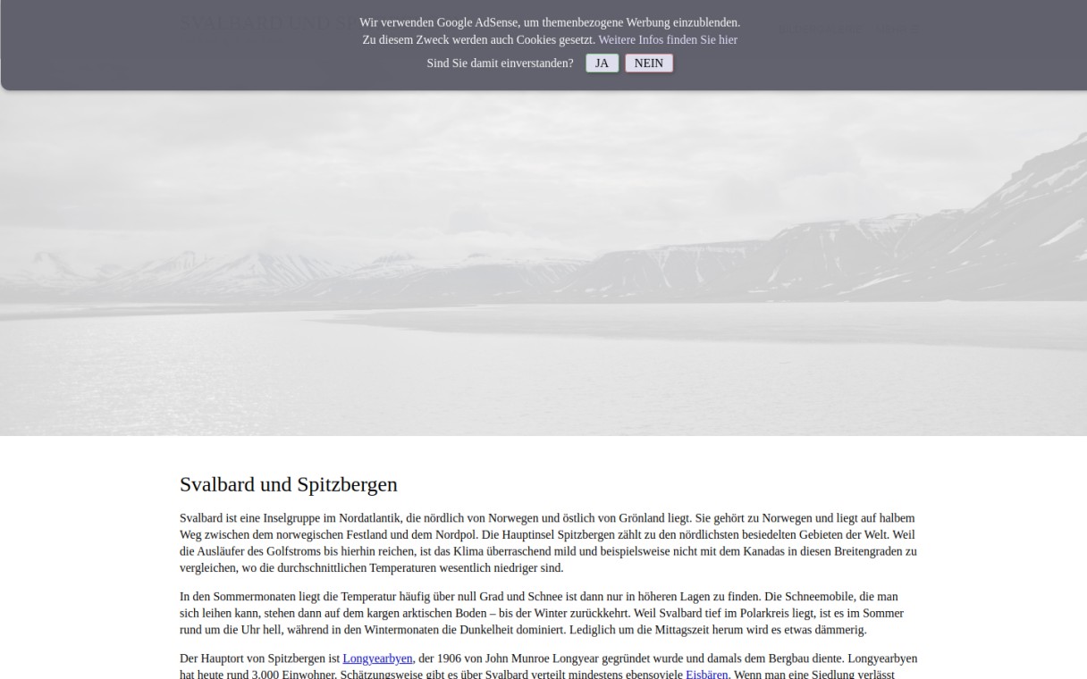 Svalbard und Spitzbergen – ein Ausflug in die Arktis