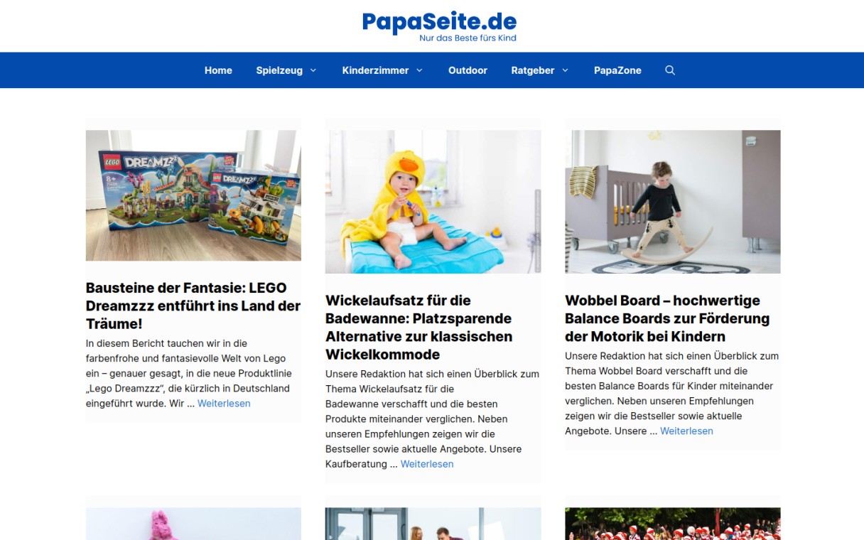 PapaSeite.de | Portal für stolze Väter