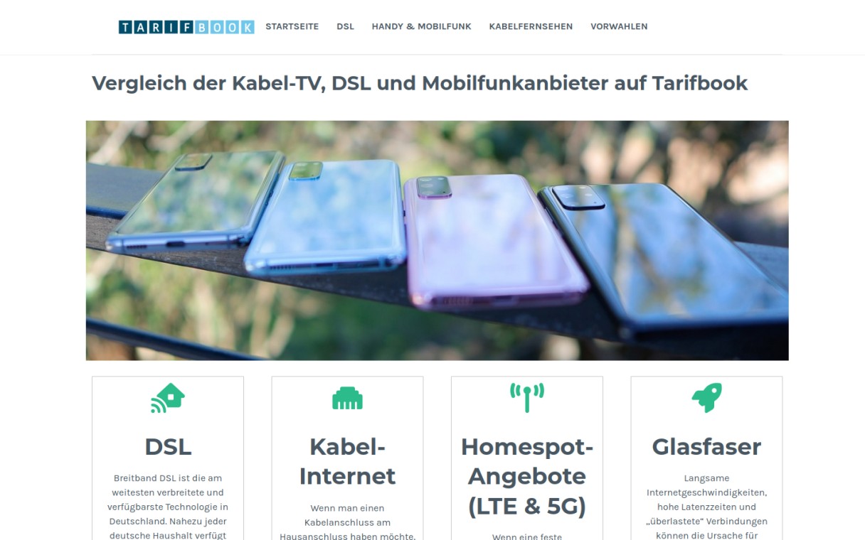 Tarifbook.de » Mobilfunkanbieter vergleichen