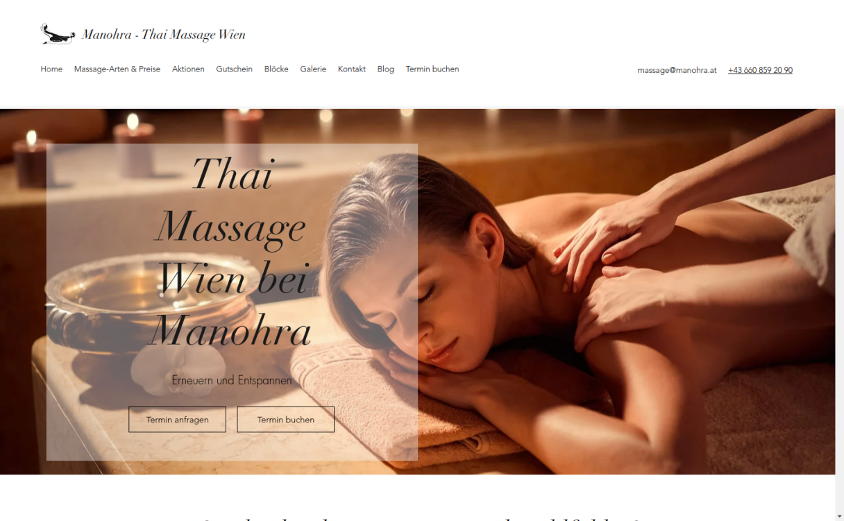 Manohra Thai Massage Wien