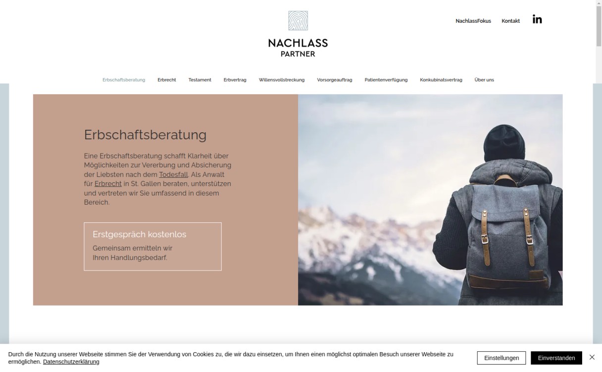 Nachlassberatung von Nachlasspartner AG aus der Sc