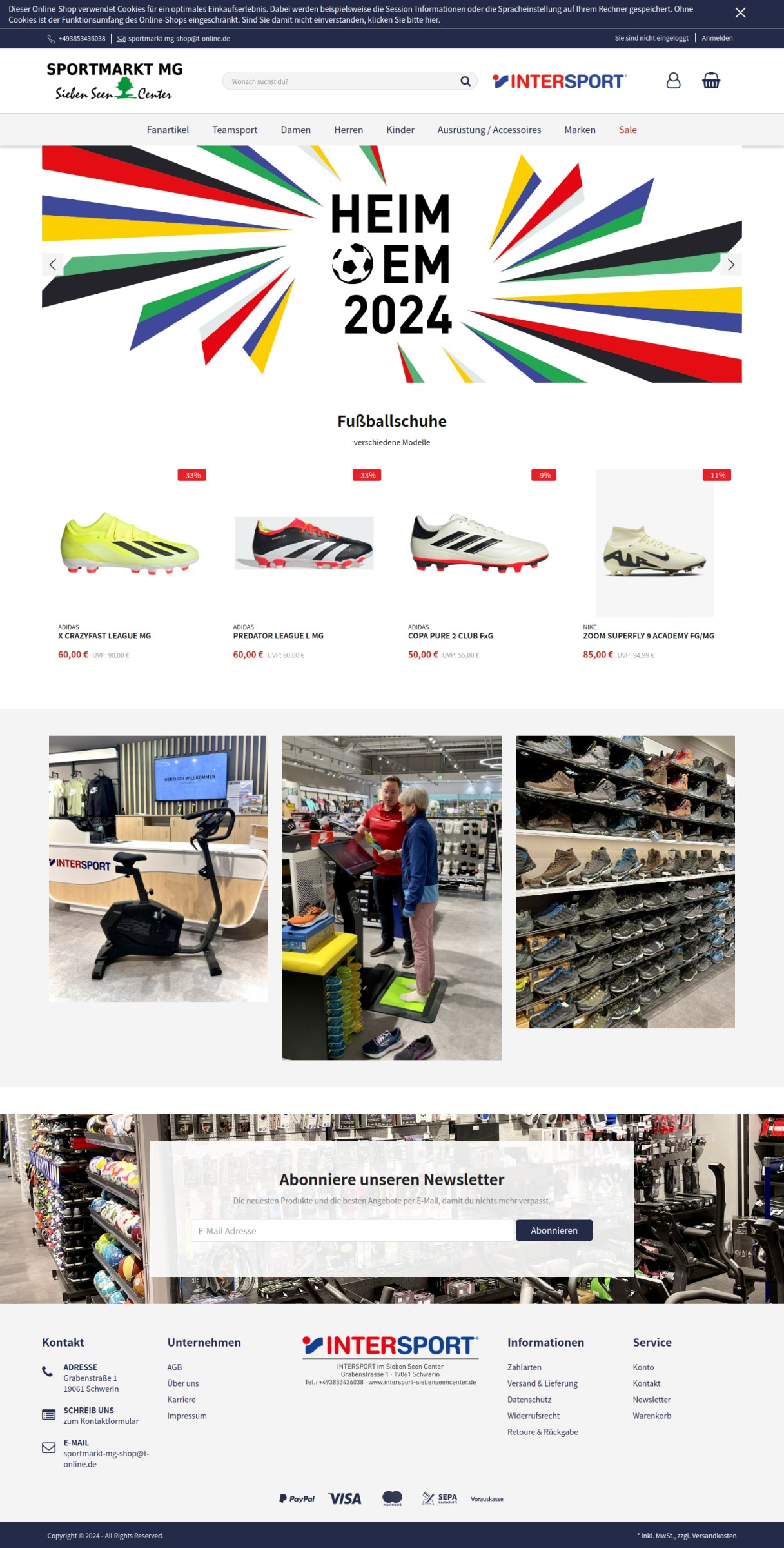 INTERSPORT Sportmarkt MG - Online Shop