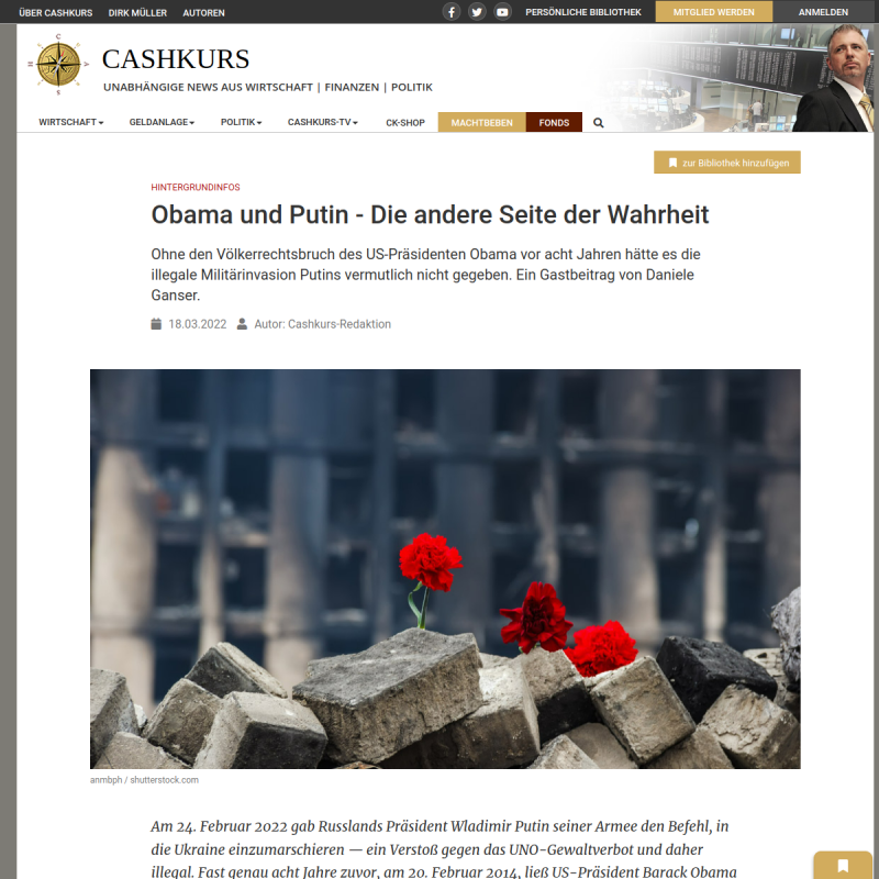 Obama und Putin - Die andere Seite der Wahrheit
