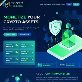 Crypto Monetize Screenshot