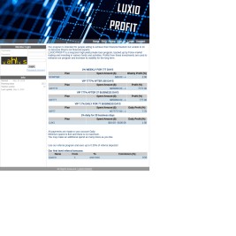 Luxio Profit Screenshot