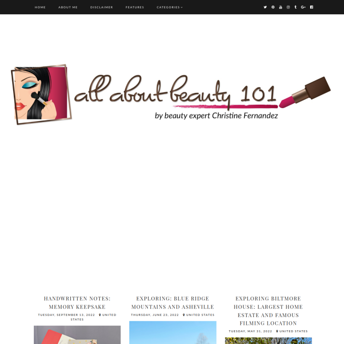 All About Beauty 101