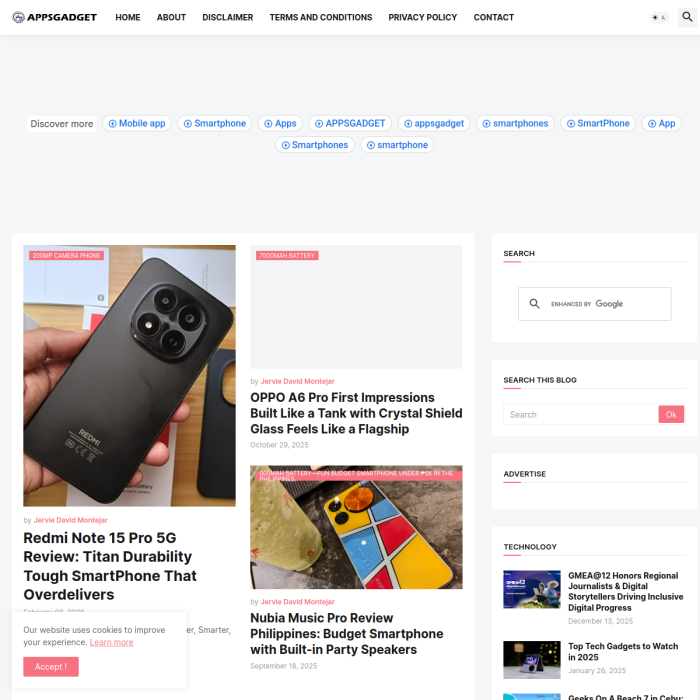 APPSGADGET | PHILIPPINES TECHNOLOGY BLOG