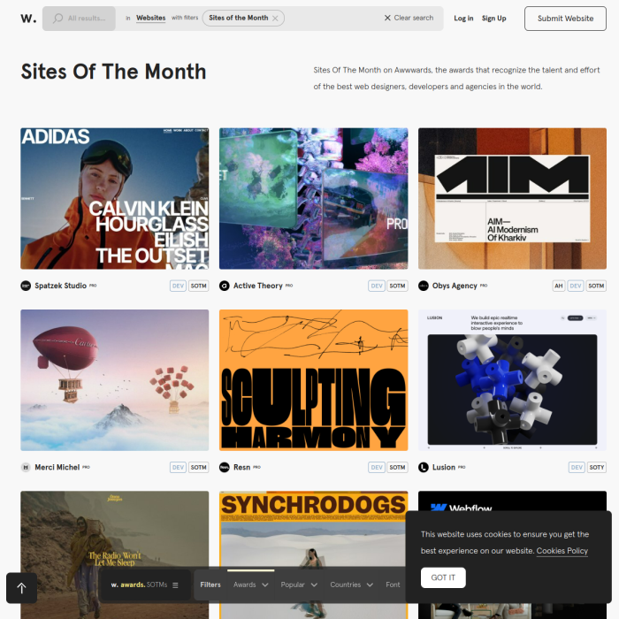 Preview of http://www.awwwards.com/awards-of-the-month/