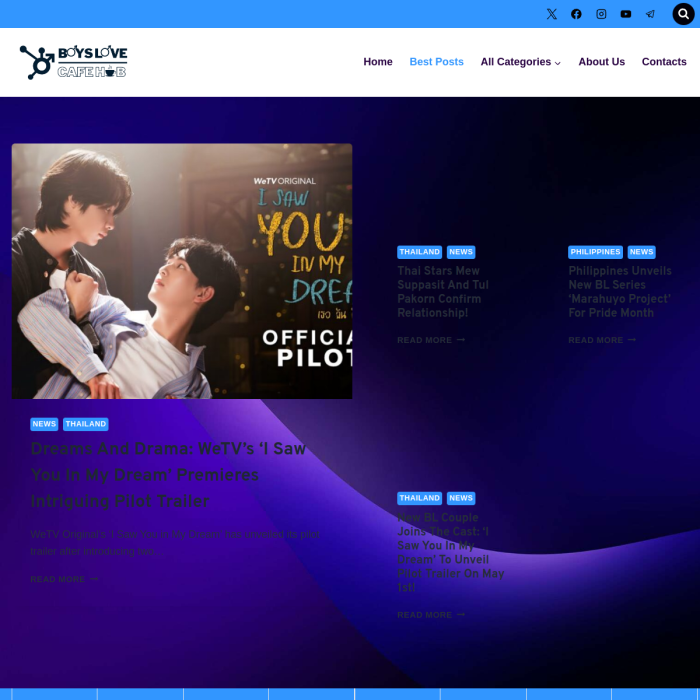 BOYS LOVE CAFE HUB - Your One-Stop Boys Love Entertainment Hub