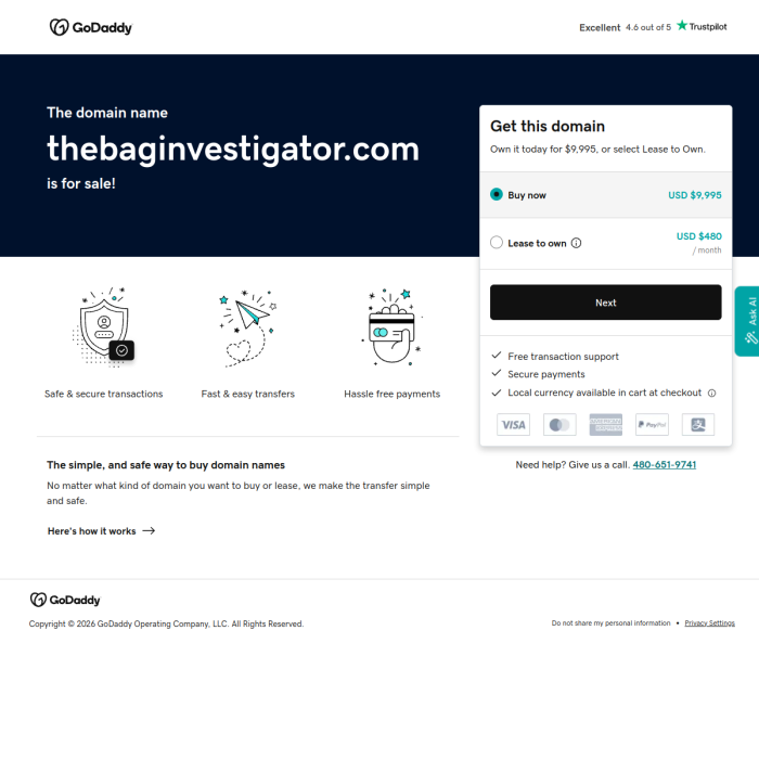 The Bag Investigator