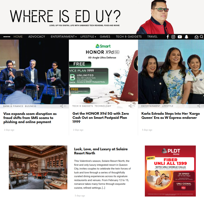 Where is Ed Uy? | Find Me. Look Hard. Dont Stop. Your Guide to Digital Lifestyle Trends