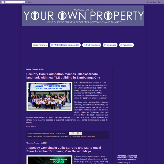 Your Own Property