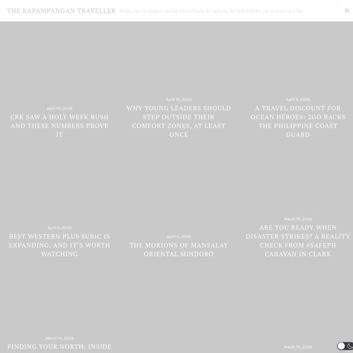 Kapampangan Traveller Blog