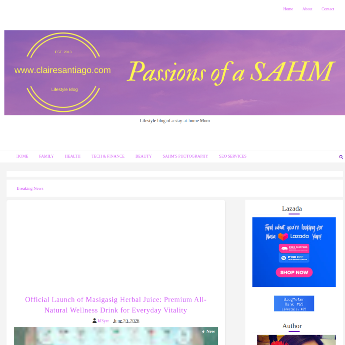 Passions of a SAHM