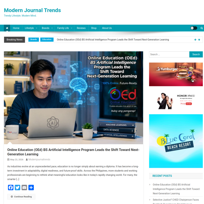 News and media blog