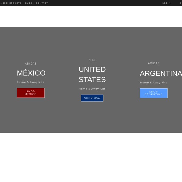 Website screenshot for Soccer Wearhouse Corona