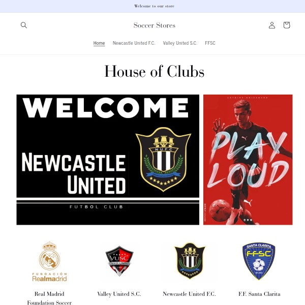 Website screenshot for Soccer Stores Lake Balboa
