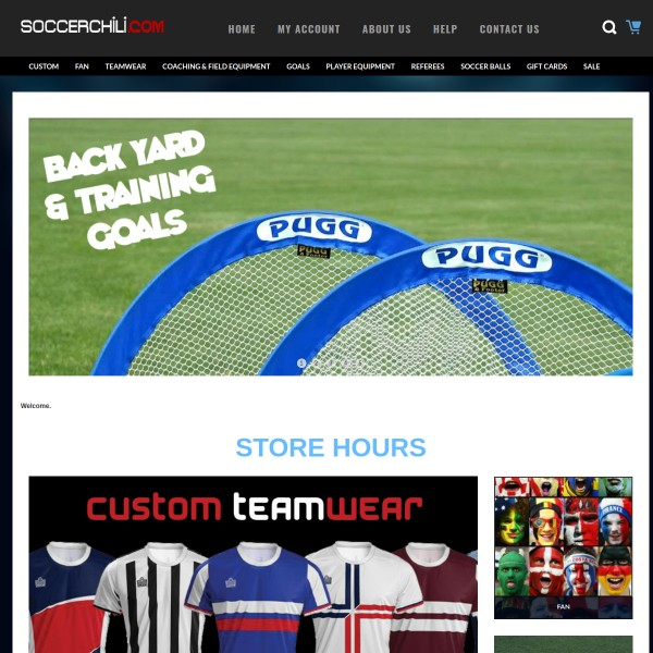 Website screenshot for Soccerchili.com Hopkins