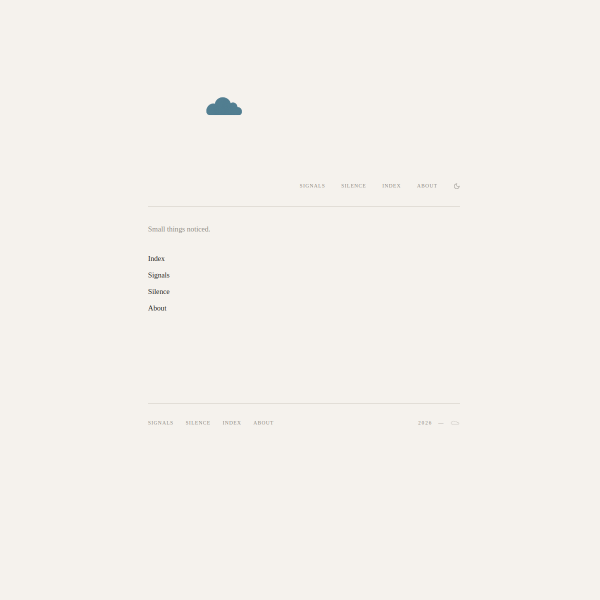 Screenshot of faint.cloud