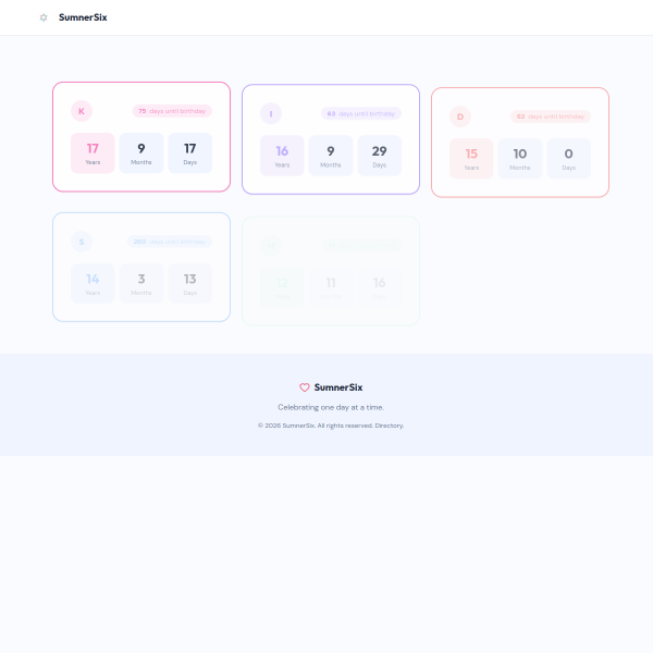 Screenshot of sumnersix.com