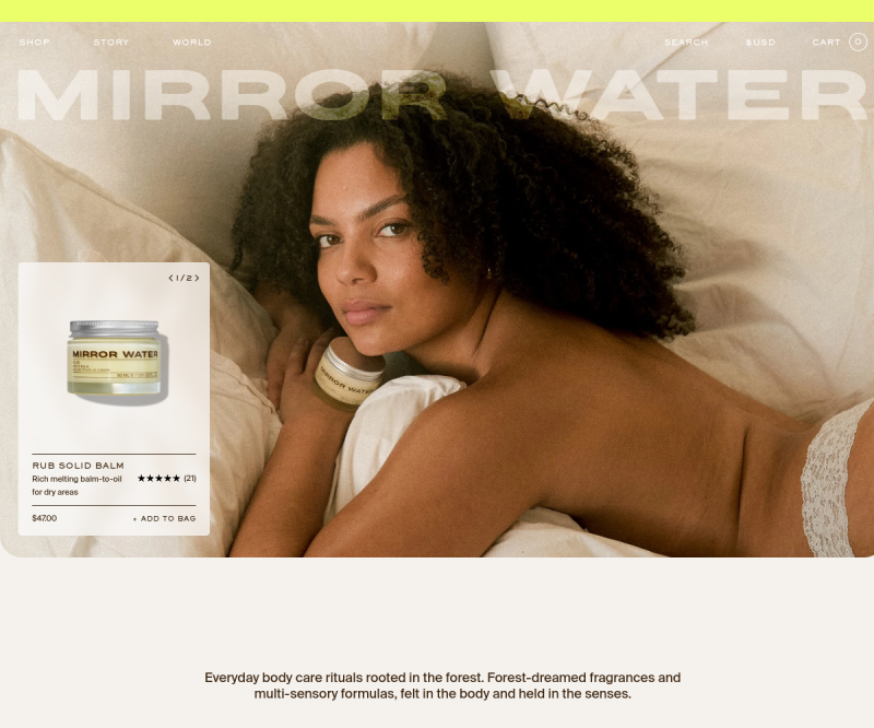 MIRROR WATER